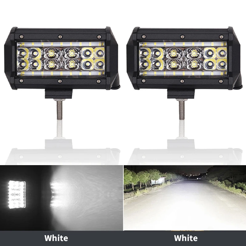 

5Inch LED Work Light 6000K Led Bar White Fog Lamps 12V 90W 9000LM For Car Trucks Trailer JK Off Road SUV 4X4 ATV 4WD Motorcycle