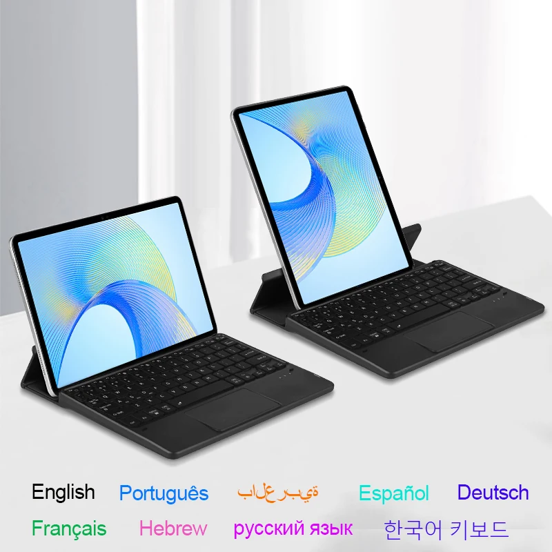 

TouchPad Backlit Bluetooth Keyboard With Stand Russian French Portuguese Spanish Arabic For Honor Pad X9 11.5" X8 Pro Tablet