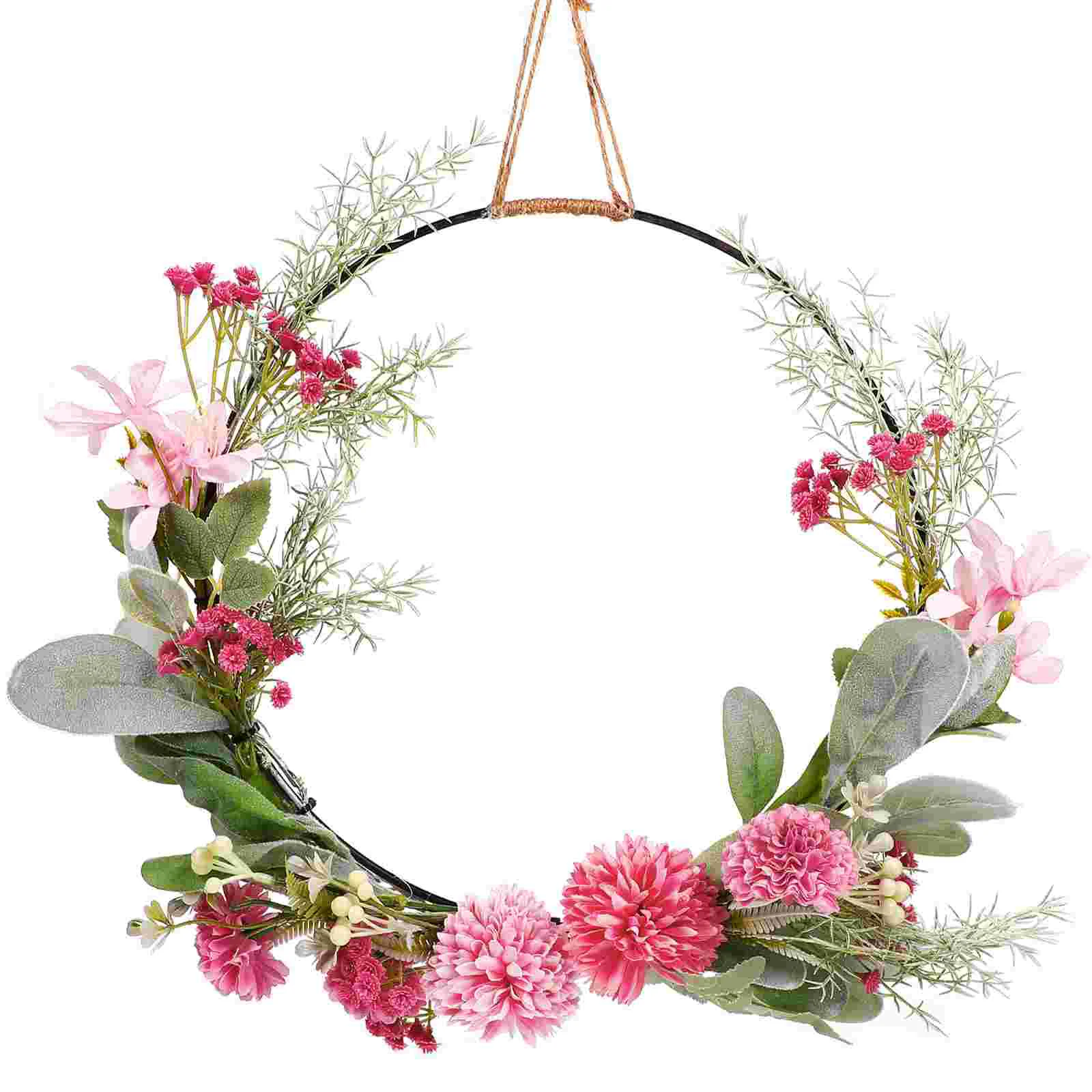 Artificial Flower Wreath Delicate Hanging Simulation Flowers Leaves Circle Garland Decoration for Wall Front Door Wedding Party 
Artificial Flower Wreath Delicate Hanging Simulation Flowers Leaves Circle Garland Decoration for Wall Front Door Wedding Party