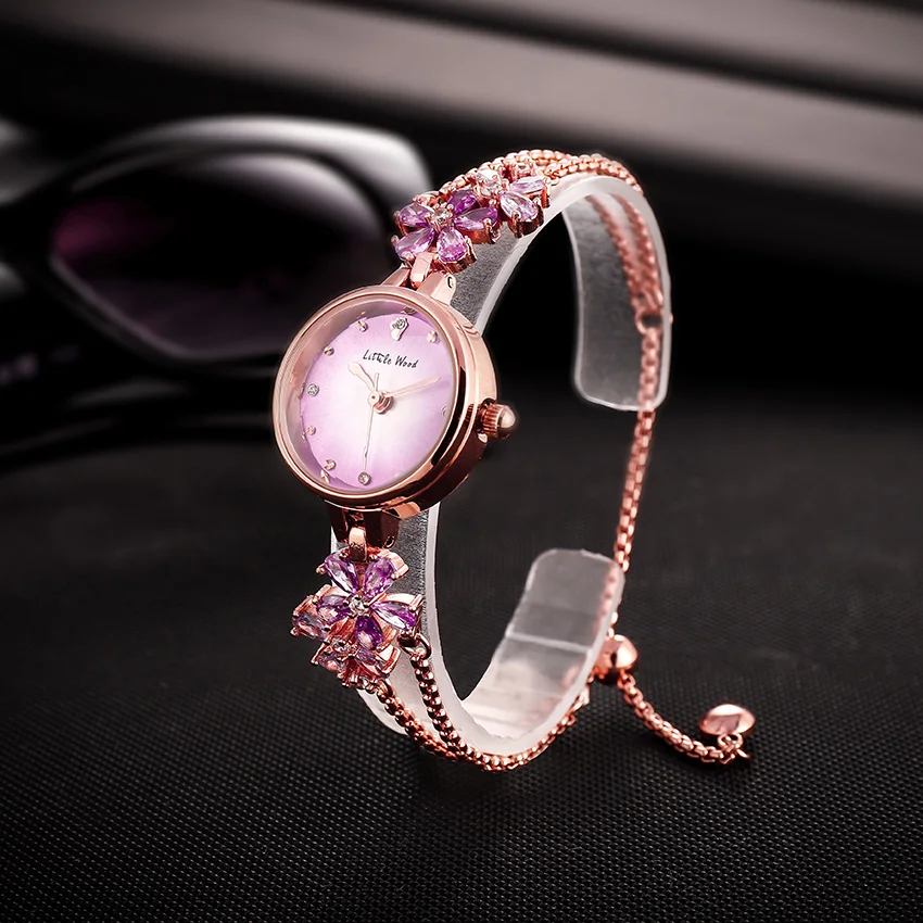 

Natural Bracelet Ladies Watches Girls Jewerly Gifts Free Shipping Steel Strap Women's Quartz Wristwatches Retro Relogio Feminino