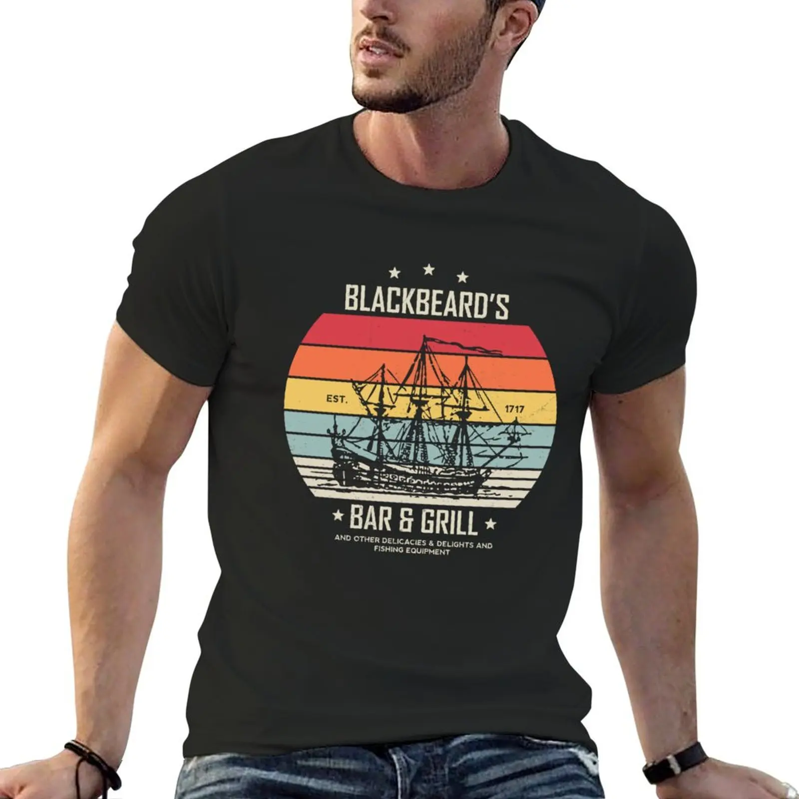 Blackbeard’s Bar and Grill T-Shirt rapper graphic tees vintage anime shirt essential t shirt funny t shirts men
Blackbeard’s Bar and Grill T-Shirt rapper graphic tees vintage anime shirt essential t shirt funny t shirts men
