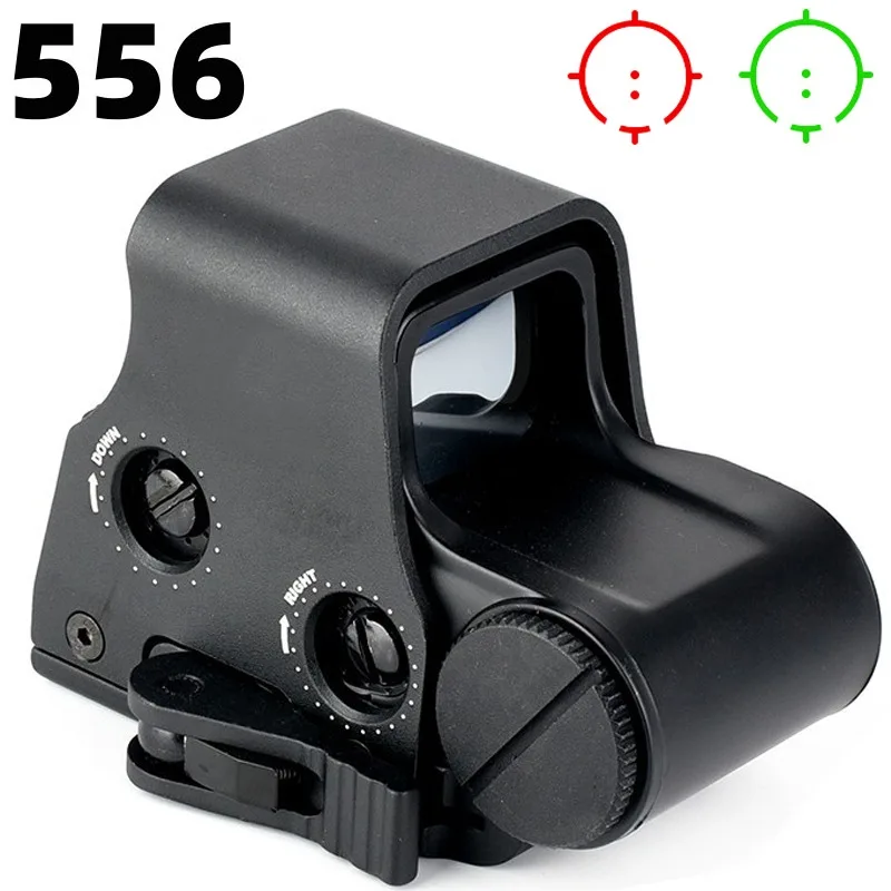 

556 Red Dot Sight Optics Reflex Riflescope Airsoft Tactical Hunting Scope Holographic Dot Sights Adjustable Brightness 20mm