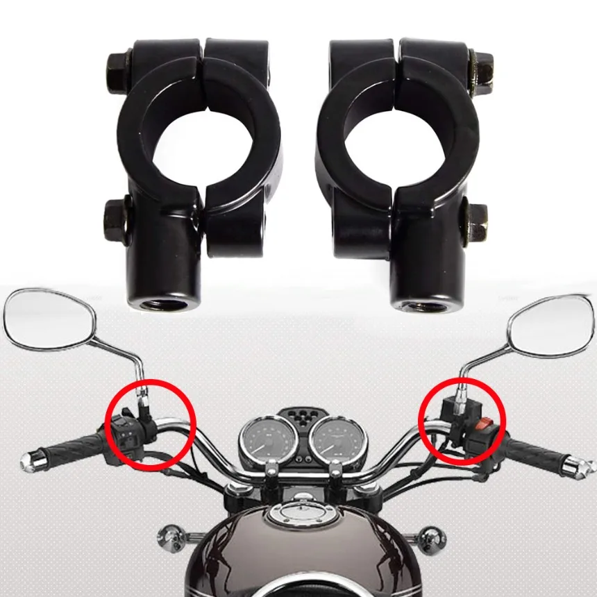 Motorcycle 7/8’‘ Handlebar Mirrors Mount 10mm 8mm Thread Rearview Mirror Stand Holder Bike Scooter Handlebar Mount Adaptor 1SET
Motorcycle 7/8’‘ Handlebar Mirrors Mount 10mm 8mm Thread Rearview Mirror Stand Holder Bike Scooter Handlebar Mount Adaptor 1SET