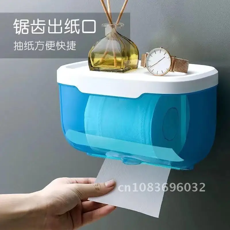 Toilet Paper Storage Box Waterproof Punch-free Holder Paper Towel Kitchen Bathroom Storage Rack
Toilet Paper Storage Box Waterproof Punch-free Holder Paper Towel Kitchen Bathroom Storage Rack