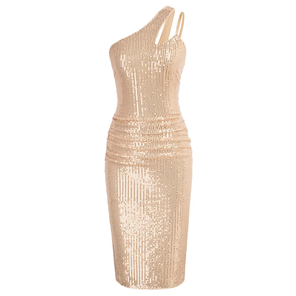 GK Women Sequin Sparkly Glitter Party Dresses Shoulder Cutout Ruched Bodycon Dress Sleeveless Cocktail Party Wedding Dresses
GK Women Sequin Sparkly Glitter Party Dresses Shoulder Cutout Ruched Bodycon Dress Sleeveless Cocktail Party Wedding Dresses