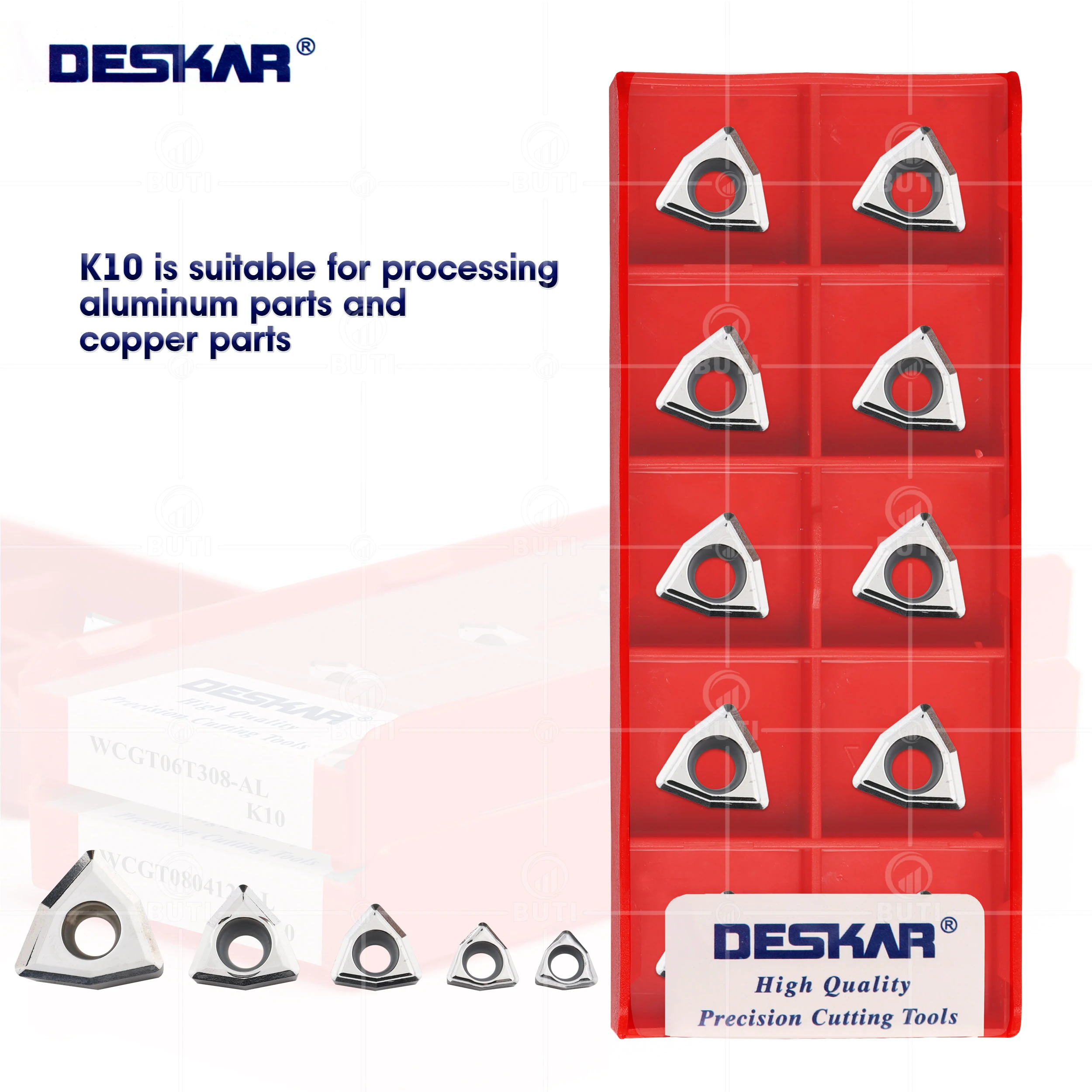 DESKAR 100% оригинальный WCGT030208 WCGT040208 WCGT050308 WCGT06T308 WCGT080412 AL K10 токарный станок с ЧПУ, вставка для U-образной дрели
DESKAR 100% оригинальный WCGT030208 WCGT040208 WCGT050308 WCGT06T308 WCGT080412 AL K10 токарный станок с ЧПУ, вставка для U-образной дрели