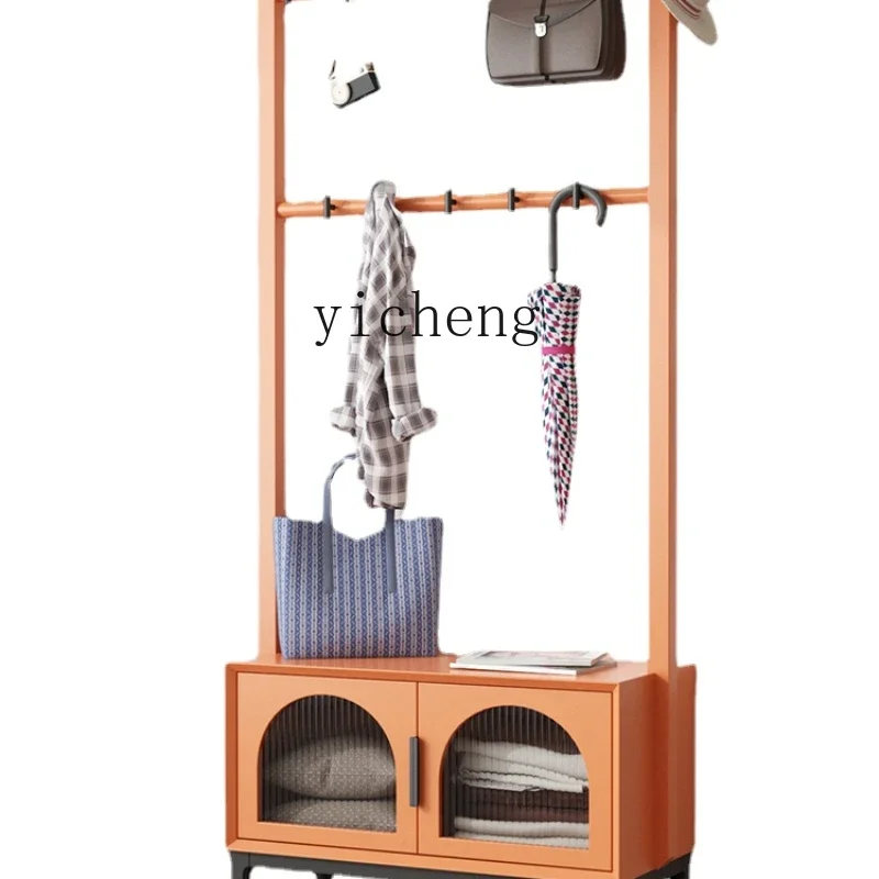 

Деревянная вешалка для обуви YY, вешалка для одежды, встроенная домашняя напольная вешалка для пальто, домашняя вешалка для хранения