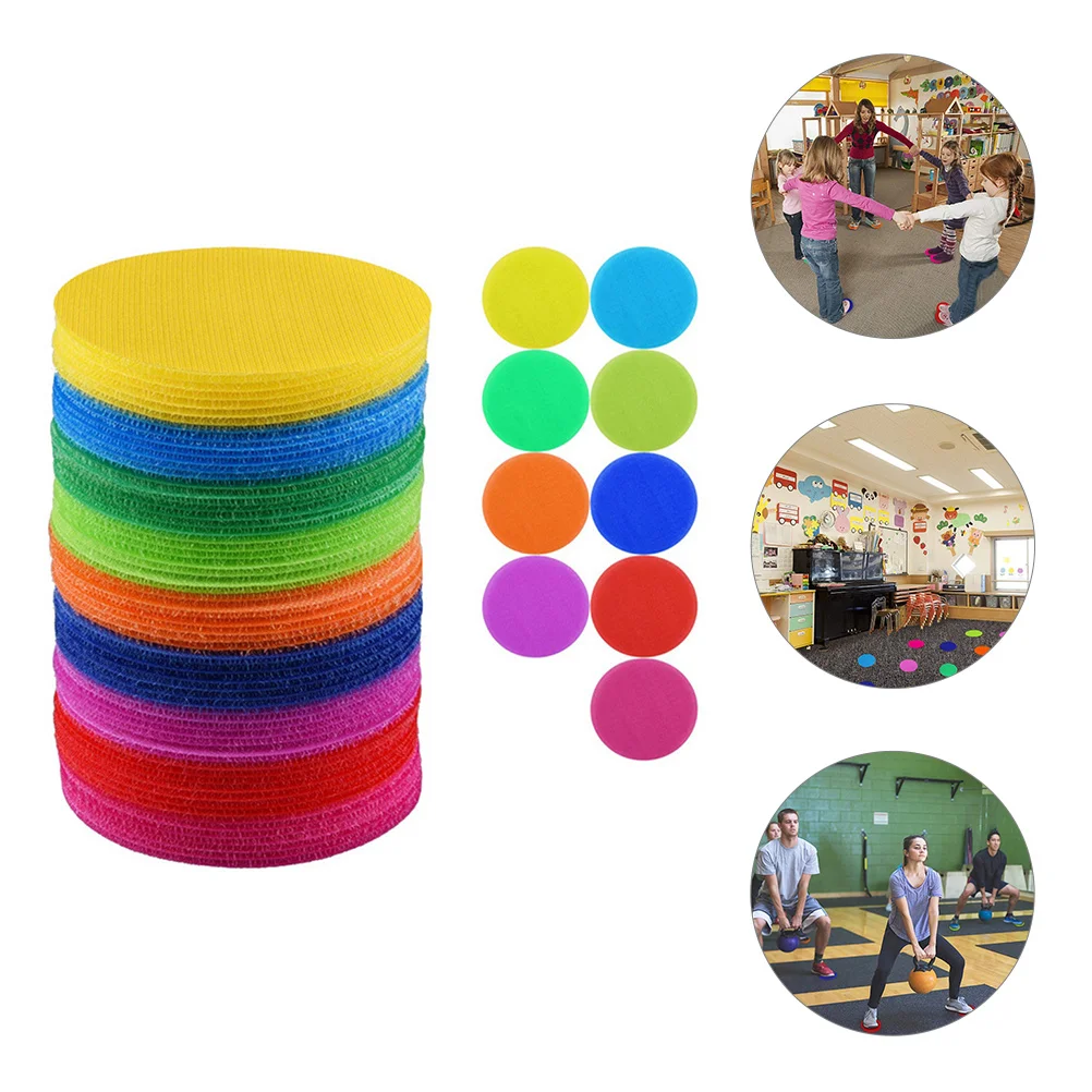 50 Pcs Mark Circle Rug Classroom Floor Spots Teacher Supplies for Dot Circles Carpet Nylon Markers Student 
50 Pcs Mark Circle Rug Classroom Floor Spots Teacher Supplies for Dot Circles Carpet Nylon Markers Student