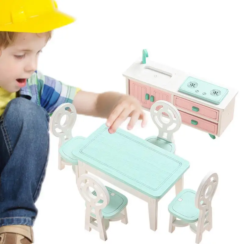 Wooden Dollhouse Furniture Set Doll House Collection Furnishing Toys Set Fully Furnished Kitchen Living Room Bedroom Birthday
Wooden Dollhouse Furniture Set Doll House Collection Furnishing Toys Set Fully Furnished Kitchen Living Room Bedroom Birthday