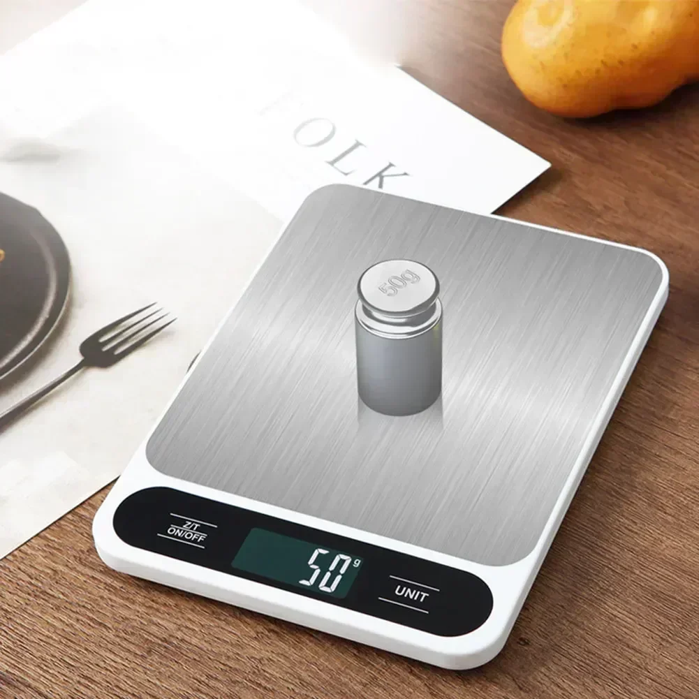 

Цифровые весы для кухни, прибор для измерения пищи, для приготовления выпечки, точность 10 кг/1 г, для взвешивания кондитерских изделий, 5 кг/1 г