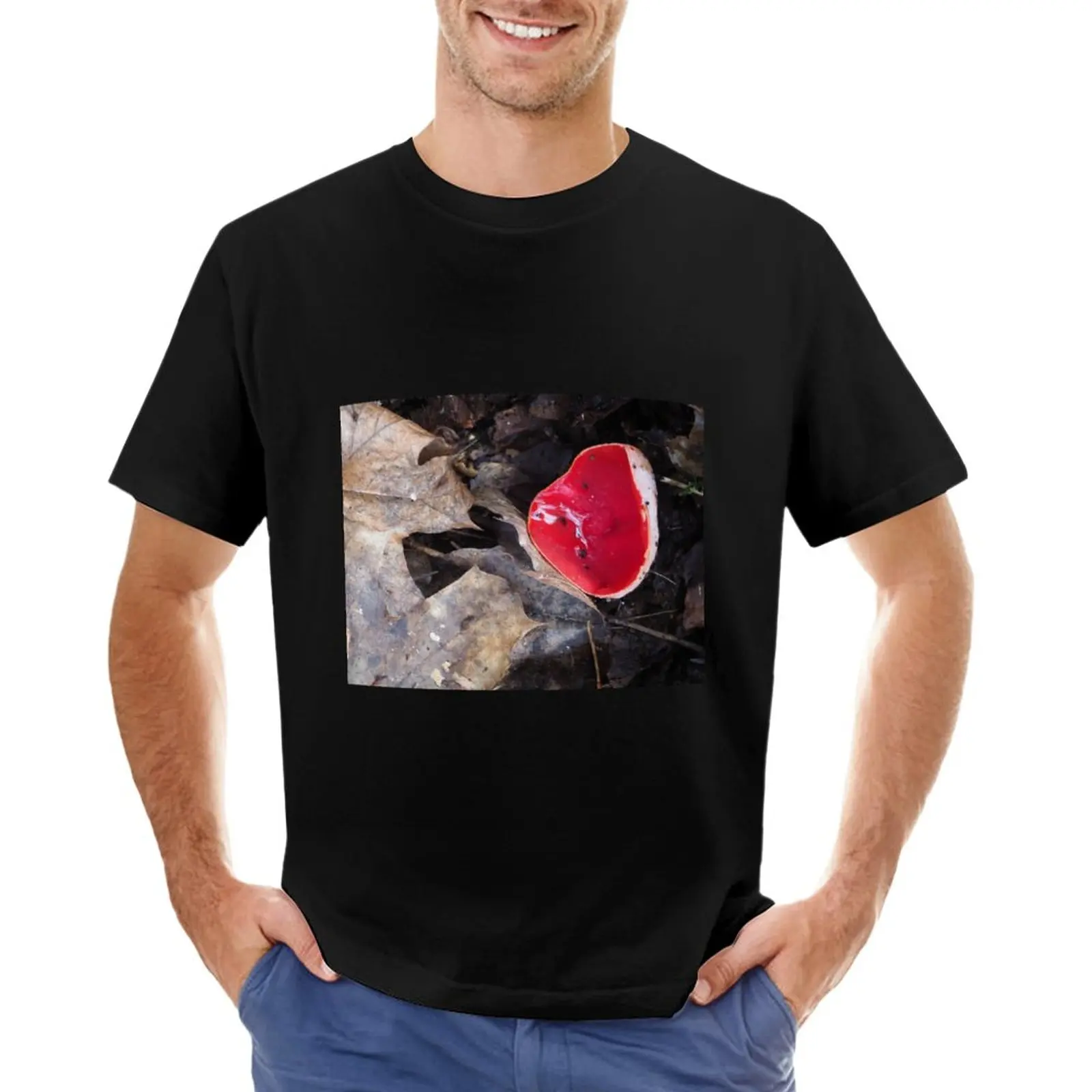 Scarlet Elf Cup Fungus. T-Shirt Short sleeve tee sublime t shirt tshirts for men
Scarlet Elf Cup Fungus. T-Shirt Short sleeve tee sublime t shirt tshirts for men