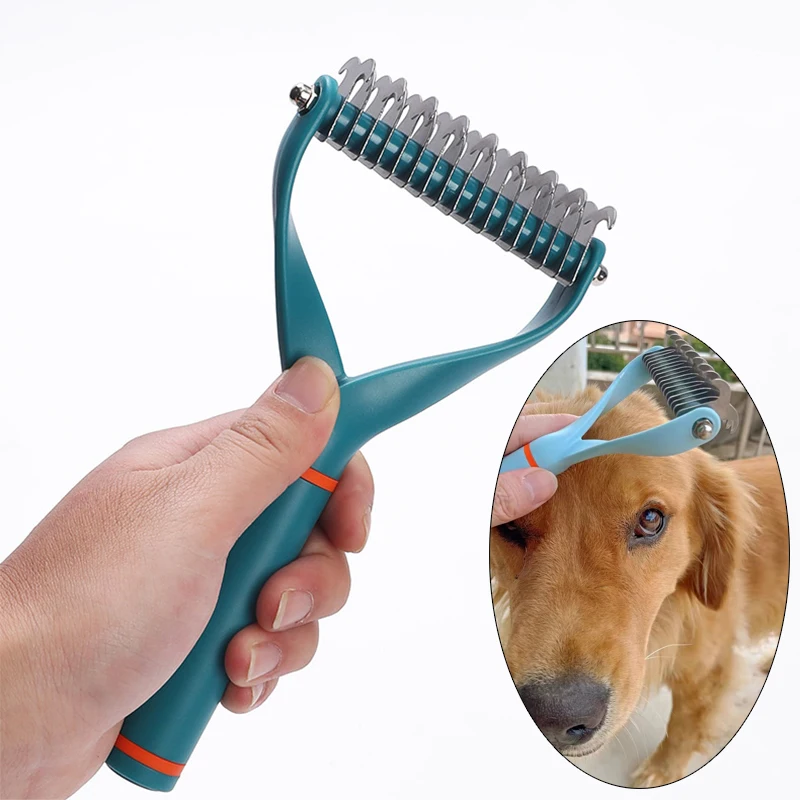 Pet Hair Remover Stainless Steel Dog Brush for Small Medium Dogs Golden Retriever Border collie Pets Grooming Comb Accessories
Pet Hair Remover Stainless Steel Dog Brush for Small Medium Dogs Golden Retriever Border collie Pets Grooming Comb Accessories