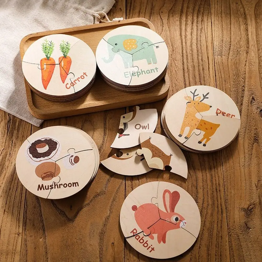 Round Cards Cognitive Jigsaw Marine Life Vegetable Baby Early Educational Toy Animals Montessori Toy Wooden Cognition Puzzle
Round Cards Cognitive Jigsaw Marine Life Vegetable Baby Early Educational Toy Animals Montessori Toy Wooden Cognition Puzzle