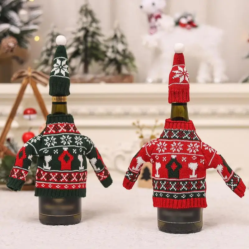 Рождественские рукава для бутылок для пива, сумка для вина, сумка-холодильник, Защитная сумка для бутылок для свитеров, праздничные и яркие товары
Рождественские рукава для бутылок для пива, сумка для вина, сумка-холодильник, Защитная сумка для бутылок для свитеров, праздничные и яркие товары