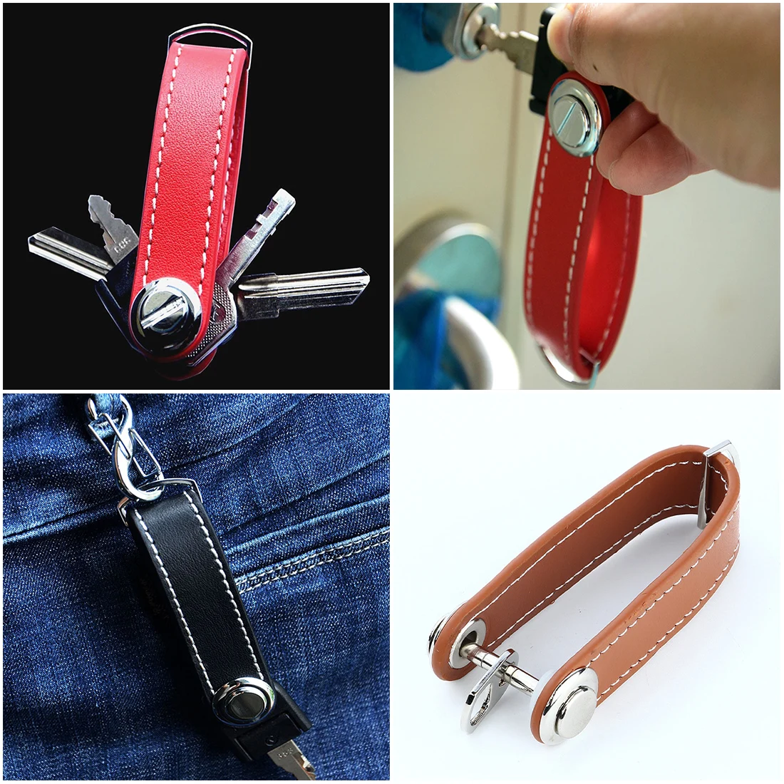 Smart Leather Keychain Car Key Pouch Bag Case Wallet Holder Chain Key Wallet Ring Collector Housekeeper Pocket Key Organizer
Smart Leather Keychain Car Key Pouch Bag Case Wallet Holder Chain Key Wallet Ring Collector Housekeeper Pocket Key Organizer