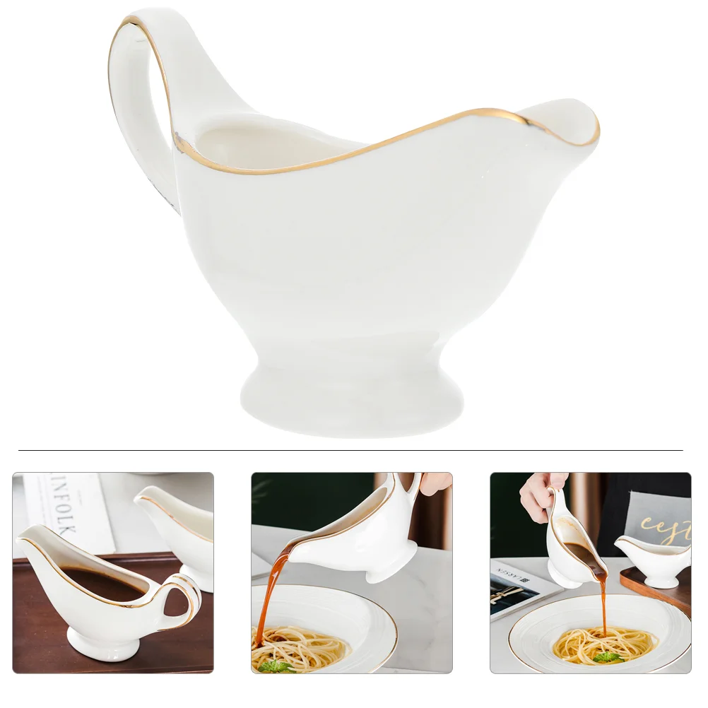 

Ceramic Creamer Coffee Milk Pitcher Gravy Boat Syrup Server Dipping Bowls Sauce Jug Dressing Mug Salad