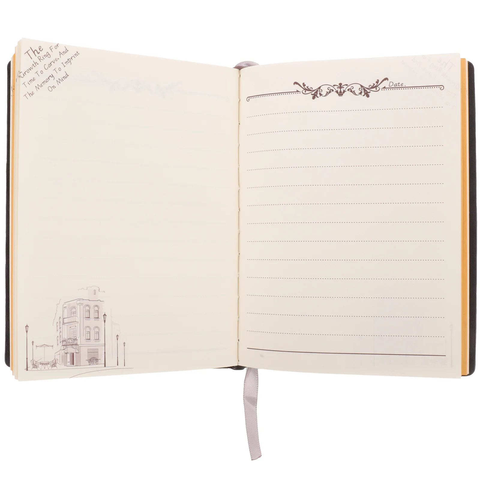 

Notebook Journal Decorative Scrapbook Retro Notepad Vintage Embossed Blank Pu Diary Sketchbook Travel for Men