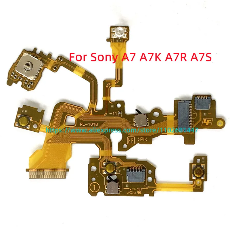 

Copy NEW For Sony A7 A7K A7R A7S Top Cover Shutter Release Button Flex Power Switch Mode Dial Flexible Cable FPC Alpha 7 7R 7S