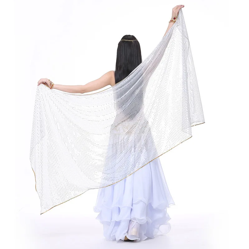

13 Colors Belly Dancing Wear Accessories Scarf Light Texture Chiffon Shawls Women Belly Dance Veils Rectangle 210x95cm