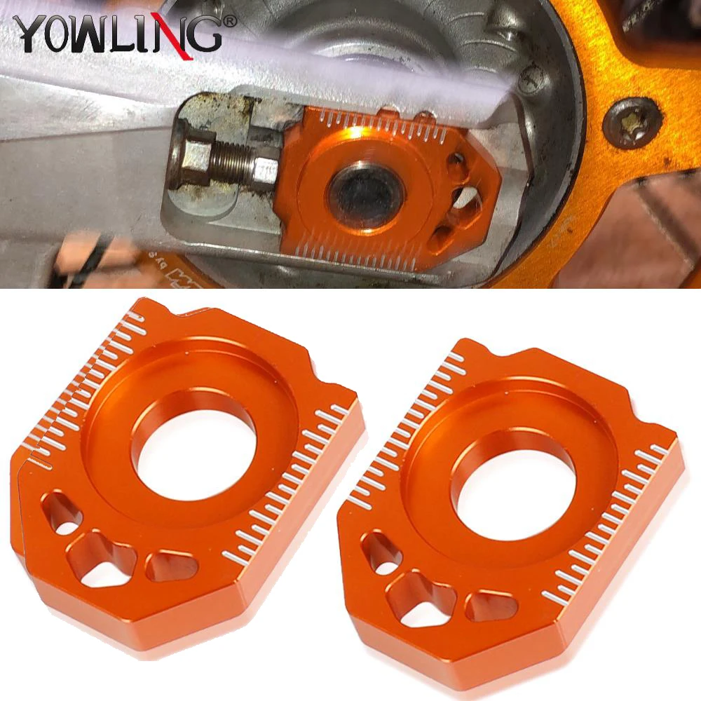 Chain Adjuster Regulator Sliders Motorcycle Axle Block Tensioner For 125 150 200 250 300 350 400 450 SX SXF XC XCF EXC EXC-F
Chain Adjuster Regulator Sliders Motorcycle Axle Block Tensioner For 125 150 200 250 300 350 400 450 SX SXF XC XCF EXC EXC-F