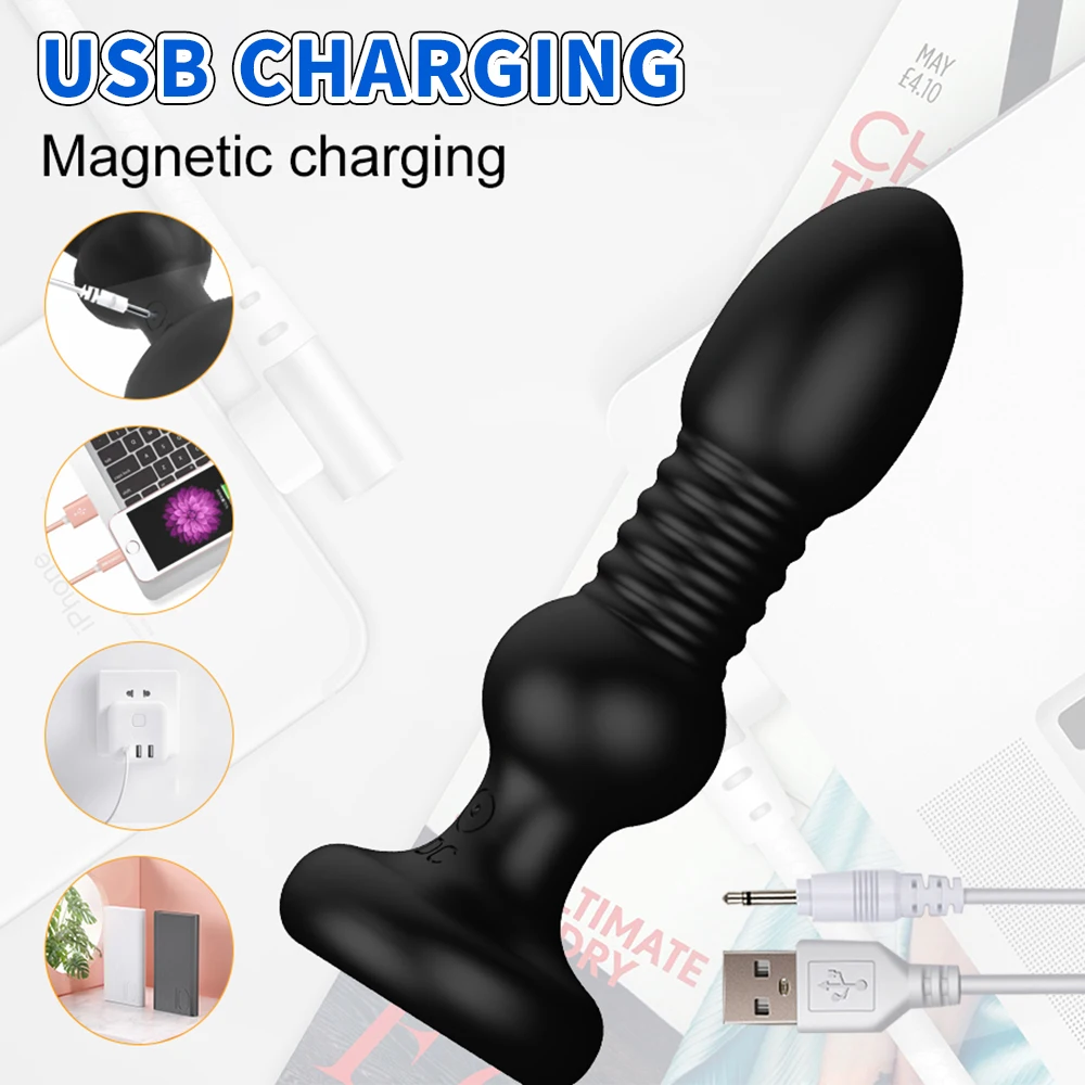 Tanio Teleskopowe wibratory analne zabawki erotyczne dla mężczyzn bezprzewodowy masażer prostaty męskie sklep
