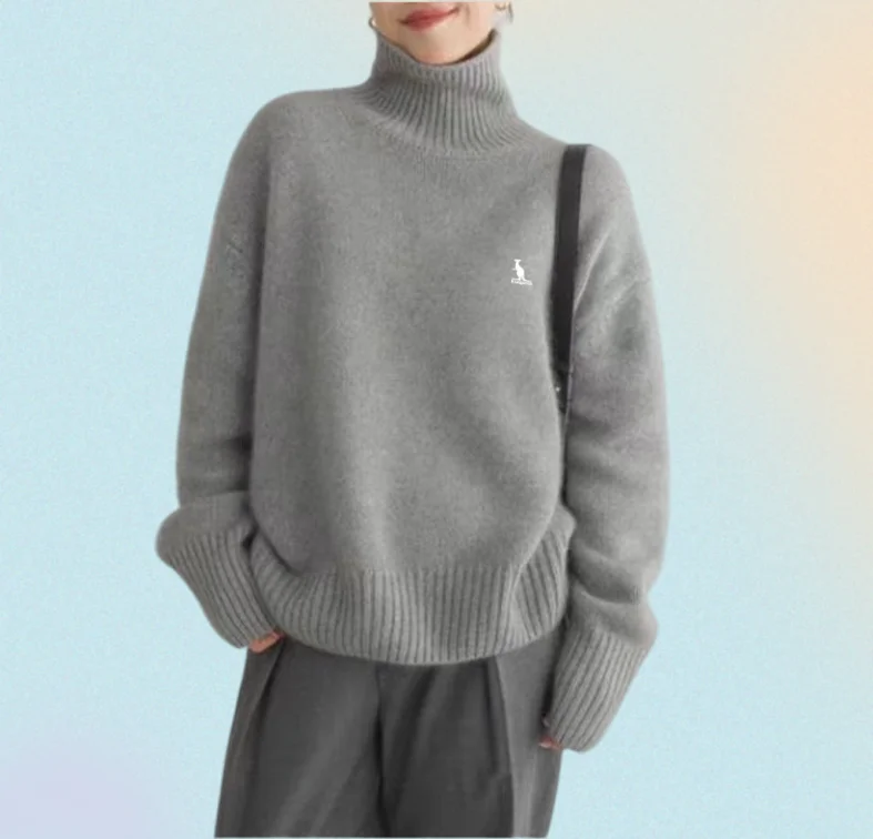 New Cashmere Sweater Women's Wool Thickened High Lapel Pullover 2023 Autumn Winter Casual Loose Thick Knitted Top
New Cashmere Sweater Women's Wool Thickened High Lapel Pullover 2023 Autumn Winter Casual Loose Thick Knitted Top