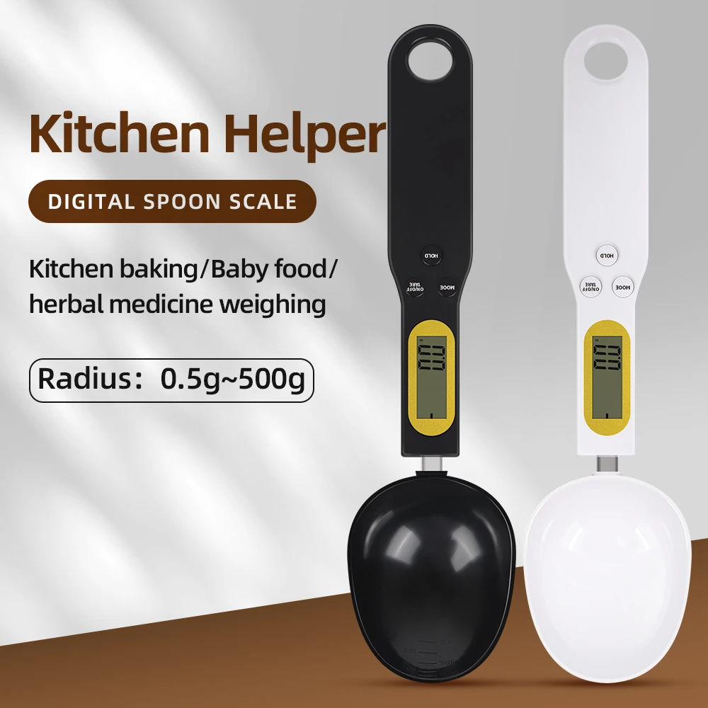 LCD Digital Weight Measuring Spoon Electronic Kitchen Scale 500g 0.1g Measuring Mini Kitchen Tool for Milk Coffee Scale
LCD Digital Weight Measuring Spoon Electronic Kitchen Scale 500g 0.1g Measuring Mini Kitchen Tool for Milk Coffee Scale