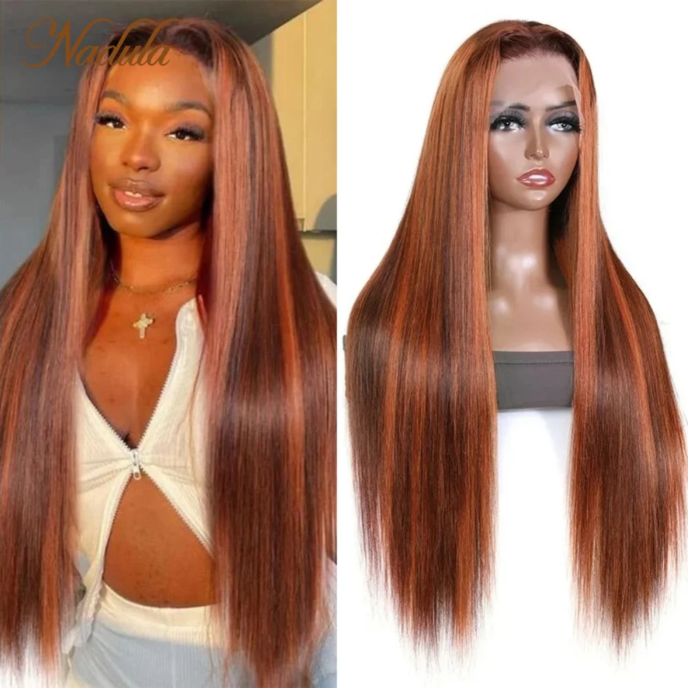 Nadula Straight Hair Highlight Wig 13x4 Lace Front Human Hair Wig for Women Auburn&Ginger Piano Color PrePlucked with Baby Hair
Nadula Straight Hair Highlight Wig 13x4 Lace Front Human Hair Wig for Women Auburn&Ginger Piano Color PrePlucked with Baby Hair