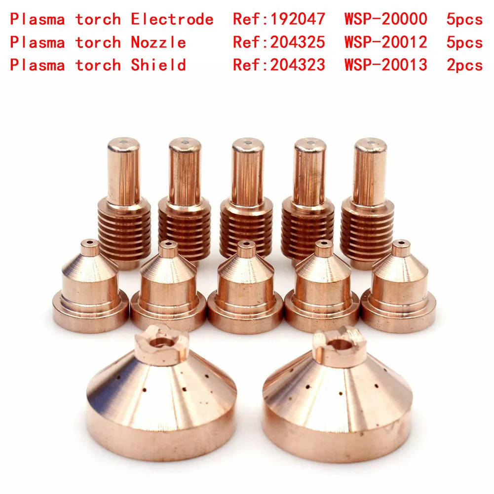 1set Plasma Torch Electrode 192047 With Plasma Torch 204325 Plasma Cutting Torch Shield 204323 For ICE 40T 50C/CM
1set Plasma Torch Electrode 192047 With Plasma Torch 204325 Plasma Cutting Torch Shield 204323 For ICE 40T 50C/CM