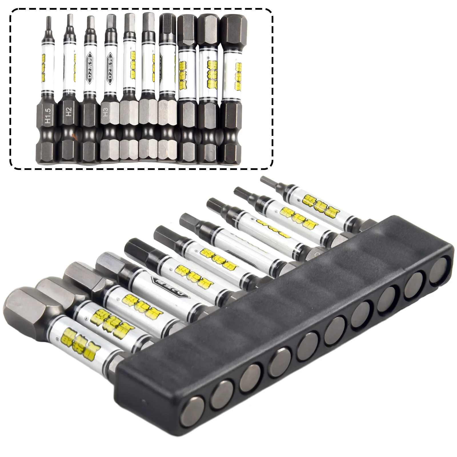 1Set 1/4 Screwdriver BitsImpact Drill Batch Head Torx Hexagonal Cross Plum Blossom Head Magnetic Tamper Proof Screwdriver Bits
1Set 1/4 Screwdriver BitsImpact Drill Batch Head Torx Hexagonal Cross Plum Blossom Head Magnetic Tamper Proof Screwdriver Bits
