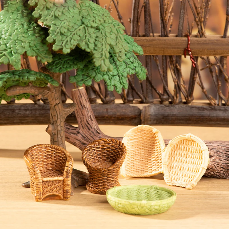 1/12 Dollhouse Simulation Bamboo Basket Chair Dustpan Dollhouse Miniature Furniture Decoration Dolls House Accessories
1/12 Dollhouse Simulation Bamboo Basket Chair Dustpan Dollhouse Miniature Furniture Decoration Dolls House Accessories