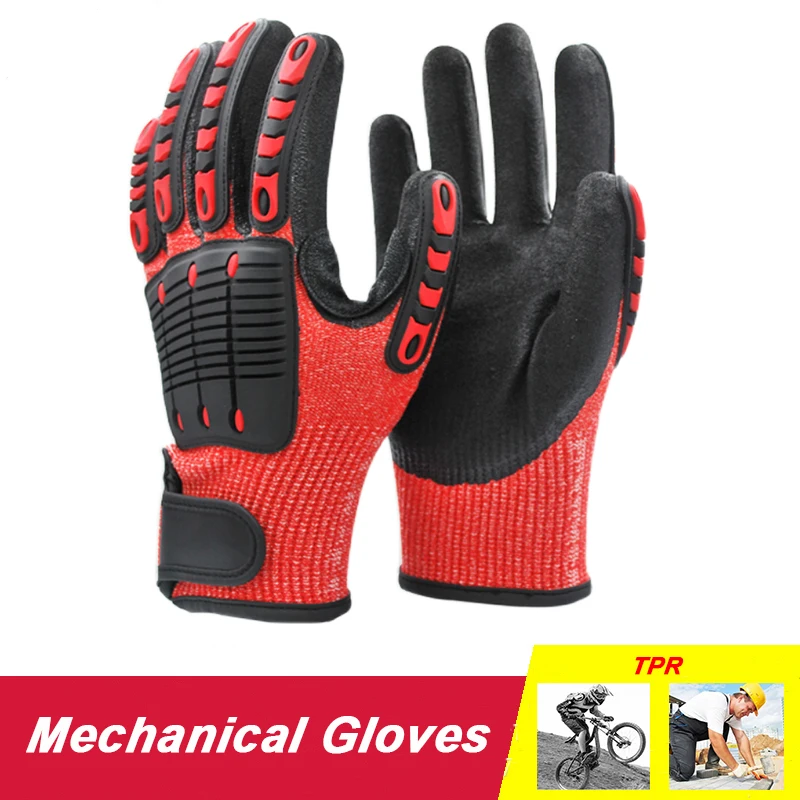 TBR-RZ195 mechanical gloves Anti-vibration anti-smashing anticutting anti-collision gloves Outdoor cycling Rescue safety gloves
TBR-RZ195 mechanical gloves Anti-vibration anti-smashing anticutting anti-collision gloves Outdoor cycling Rescue safety gloves