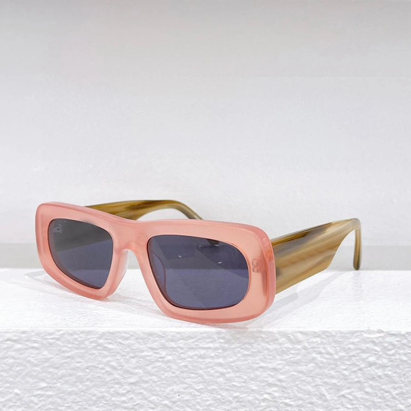 Fashion Hip Hop Style Rectangle Frame Women's Sunglasses 065 Acetate High Quality Men's Glasses 6 Colors Black Blue Yellow Pink
Fashion Hip Hop Style Rectangle Frame Women's Sunglasses 065 Acetate High Quality Men's Glasses 6 Colors Black Blue Yellow Pink