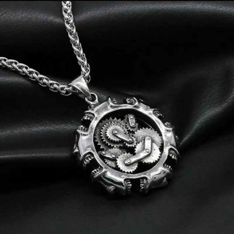 Men's New Trend Design Mechanical Gear Pendant Necklace Punk Style Casual Party Jewelry Jewelry Gift
Men's New Trend Design Mechanical Gear Pendant Necklace Punk Style Casual Party Jewelry Jewelry Gift