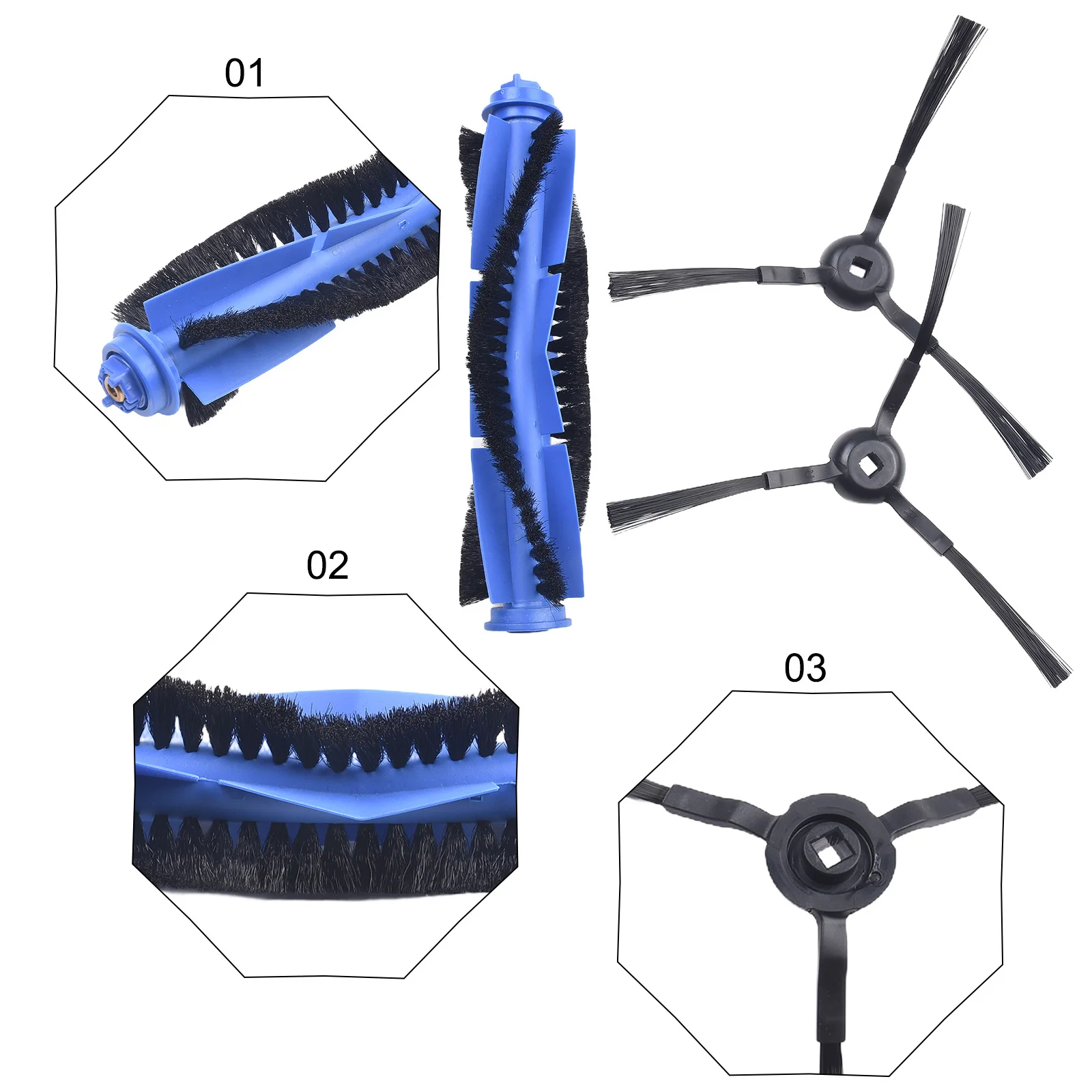 Side Brush Main Brush Kit For RoboVac L35 Robot Replacement Sweeping Roboat Vacuum Cleaner Accessories Spare Parts
Side Brush Main Brush Kit For RoboVac L35 Robot Replacement Sweeping Roboat Vacuum Cleaner Accessories Spare Parts