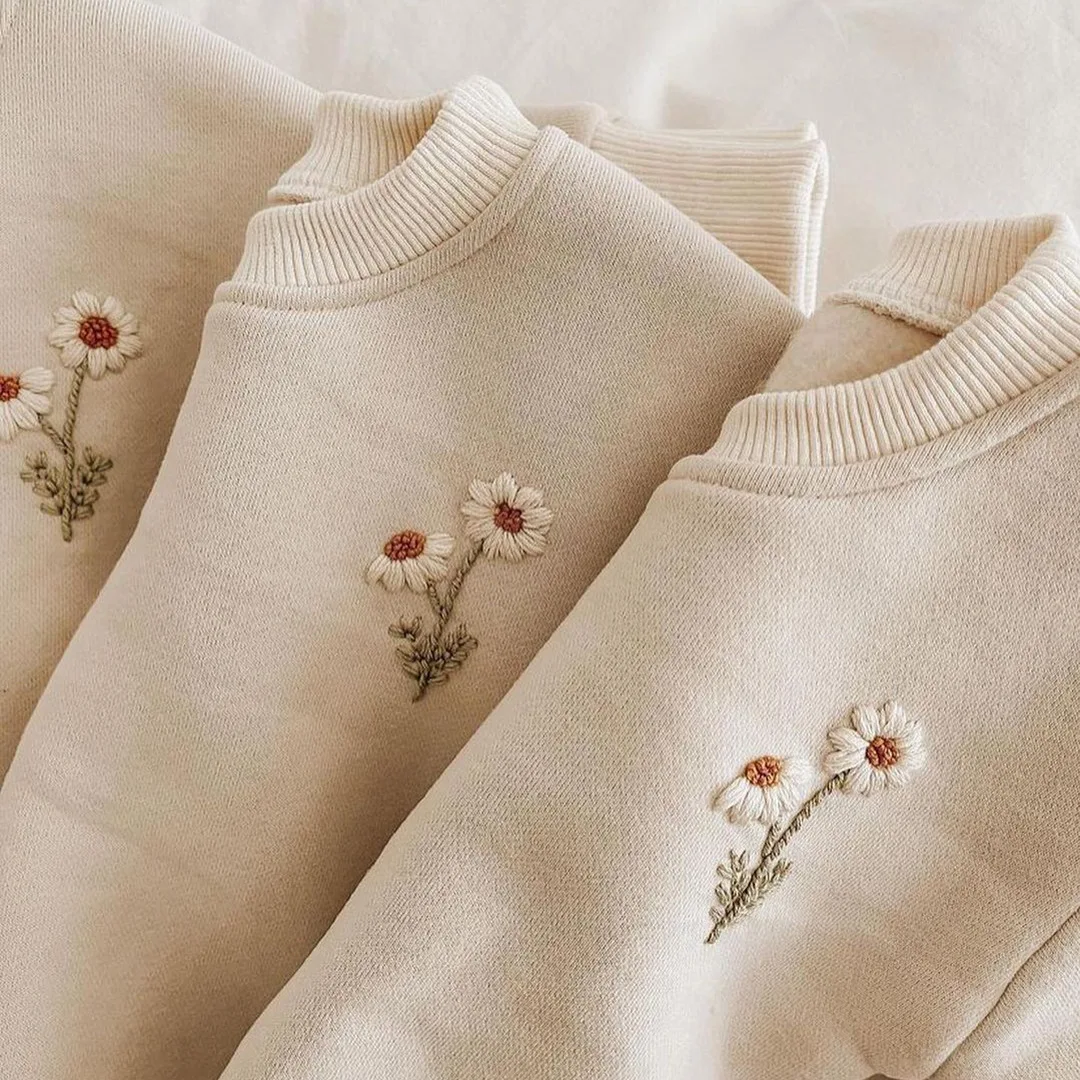 Toddler Baby Girl Boy Clothes Set Daisy Embroidery Thicken Warm Sweatshirt + Pants 2pcs Suit Children Tracksuit Clothes Outfits
Toddler Baby Girl Boy Clothes Set Daisy Embroidery Thicken Warm Sweatshirt + Pants 2pcs Suit Children Tracksuit Clothes Outfits