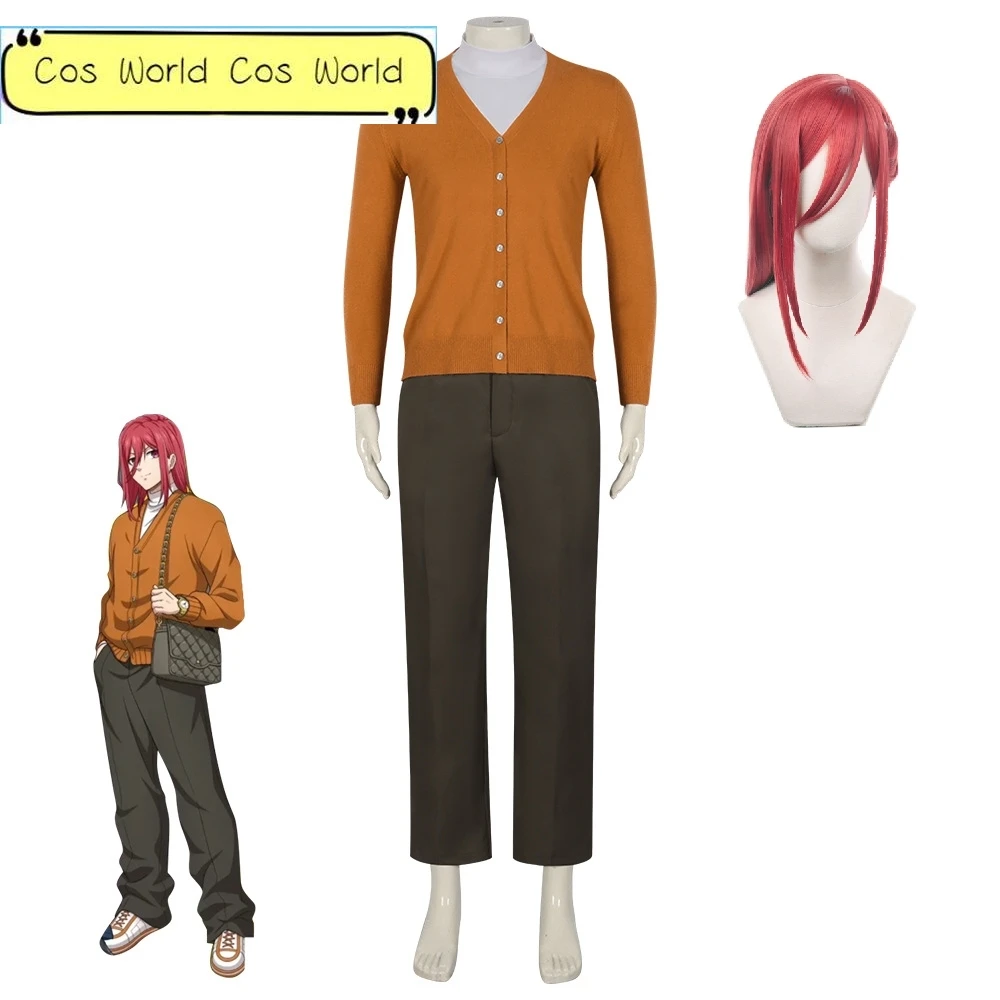 Anime BLUE LOCK Chigiri Hyoma Cosplay Costume Daily Halloween Role Play Uniform Men Top Pants Civvies Sweater Red Wig Full Suit
Anime BLUE LOCK Chigiri Hyoma Cosplay Costume Daily Halloween Role Play Uniform Men Top Pants Civvies Sweater Red Wig Full Suit