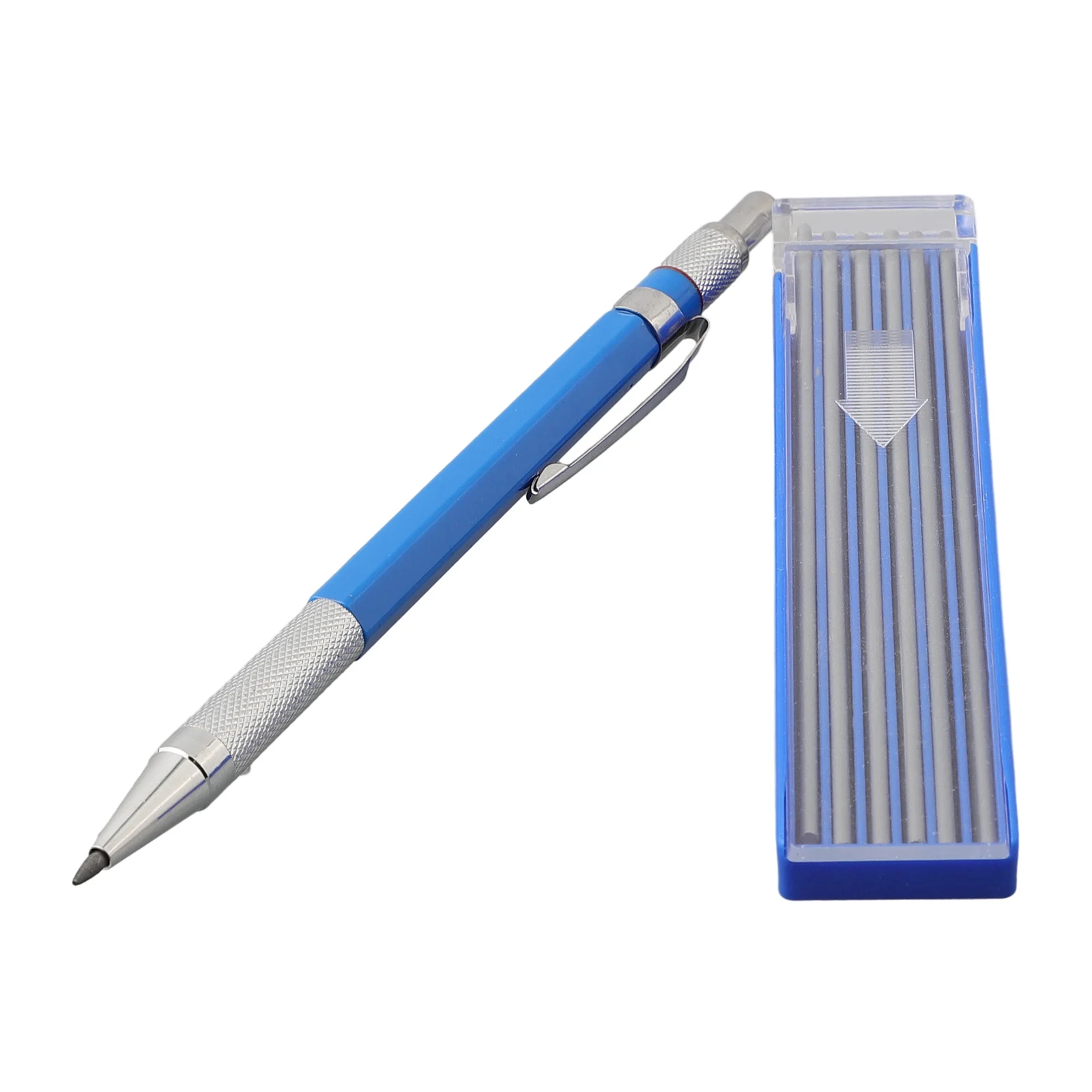 Mechanical Pencil W/12pcs Refills Set Welder Pencil Silver Refills For Metal Marker Carpenter Construction Tools Hand Tools
Mechanical Pencil W/12pcs Refills Set Welder Pencil Silver Refills For Metal Marker Carpenter Construction Tools Hand Tools