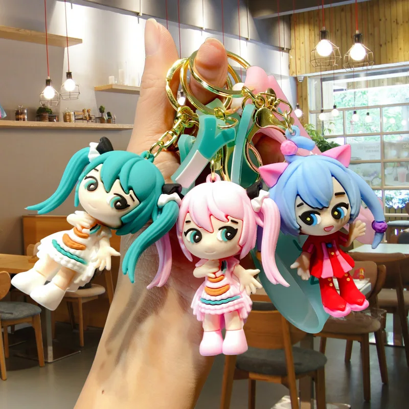 New Hatsune Miku Keychain Anime Figure 6Cm Pvc Key Chain Ornaments Gifts Pendant Couplen Cute Doll Car Bag Keyring Birthday Gift
New Hatsune Miku Keychain Anime Figure 6Cm Pvc Key Chain Ornaments Gifts Pendant Couplen Cute Doll Car Bag Keyring Birthday Gift