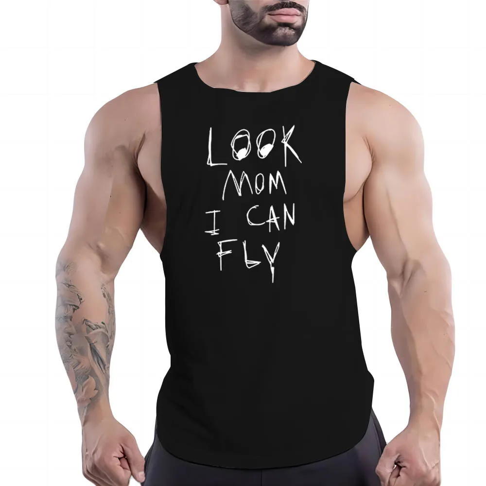 

Casual Onlyfans Outdoor O Neck Quick-Drying Tank Tops Summer T-Shirt For Men Printed Sleeveless Breathable Clothing Fashion