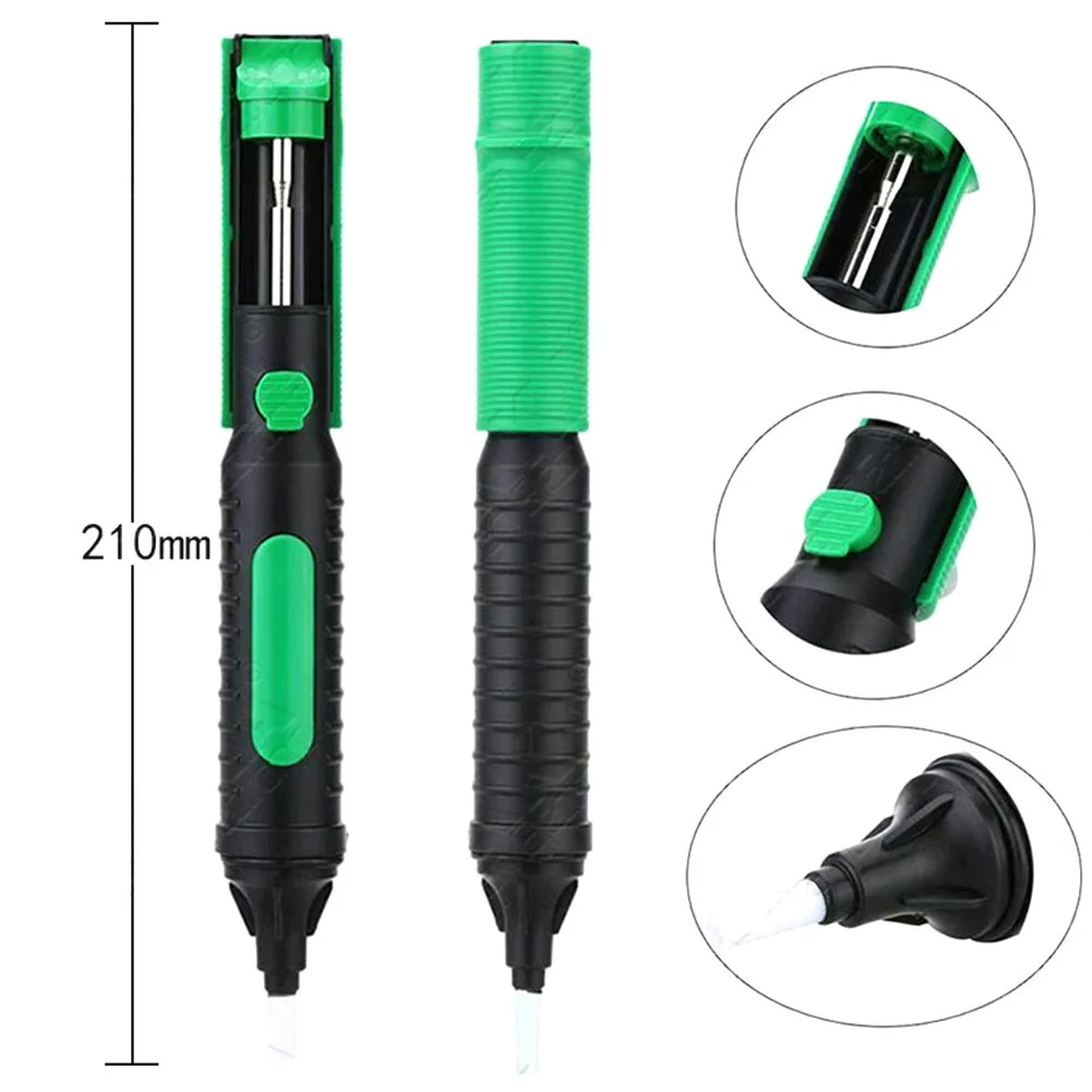 Pump Suction Pen Soldering Sucker Welding Repair Vacuum Removal Strong Power Tools Parts Welding Equipment Soldering Supplies
Pump Suction Pen Soldering Sucker Welding Repair Vacuum Removal Strong Power Tools Parts Welding Equipment Soldering Supplies