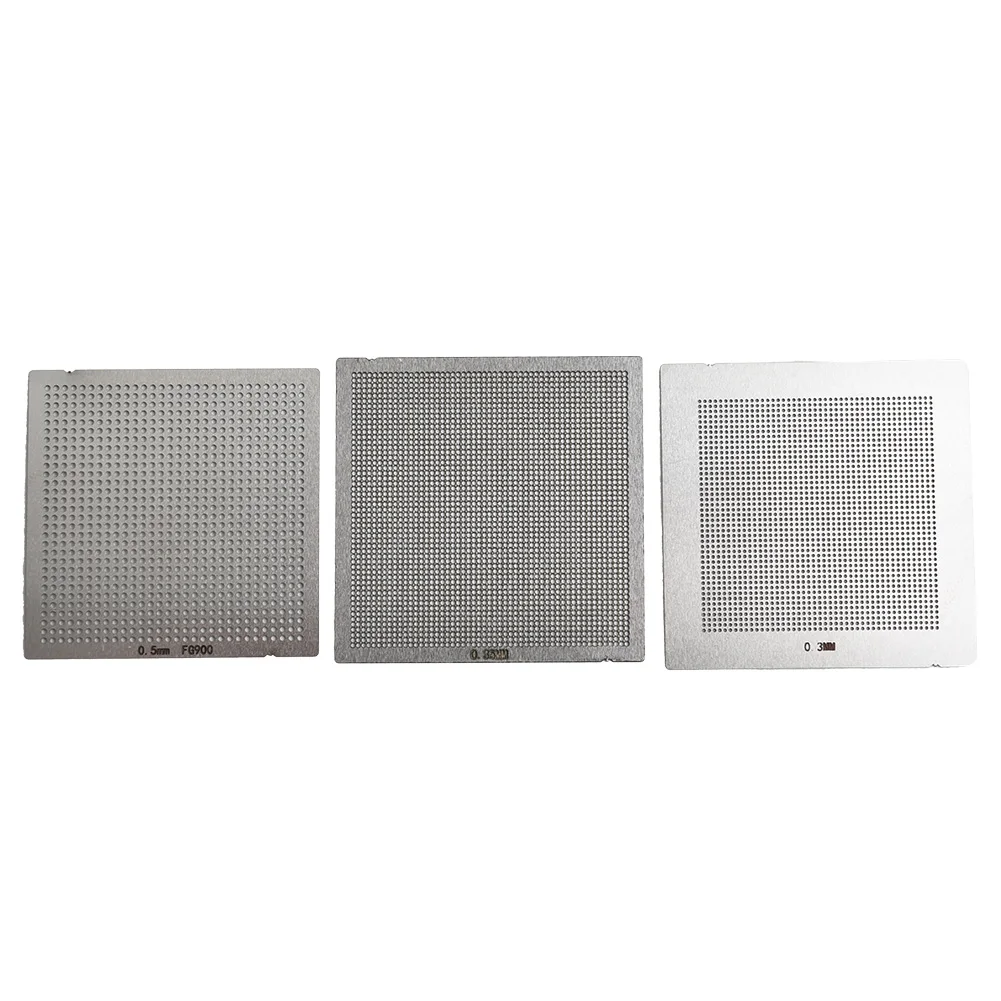 Pack Universal Stencil Directly BGA Reballing Rework Net Parts Kit Rework Steel Silver Replacement Accessories
Pack Universal Stencil Directly BGA Reballing Rework Net Parts Kit Rework Steel Silver Replacement Accessories
