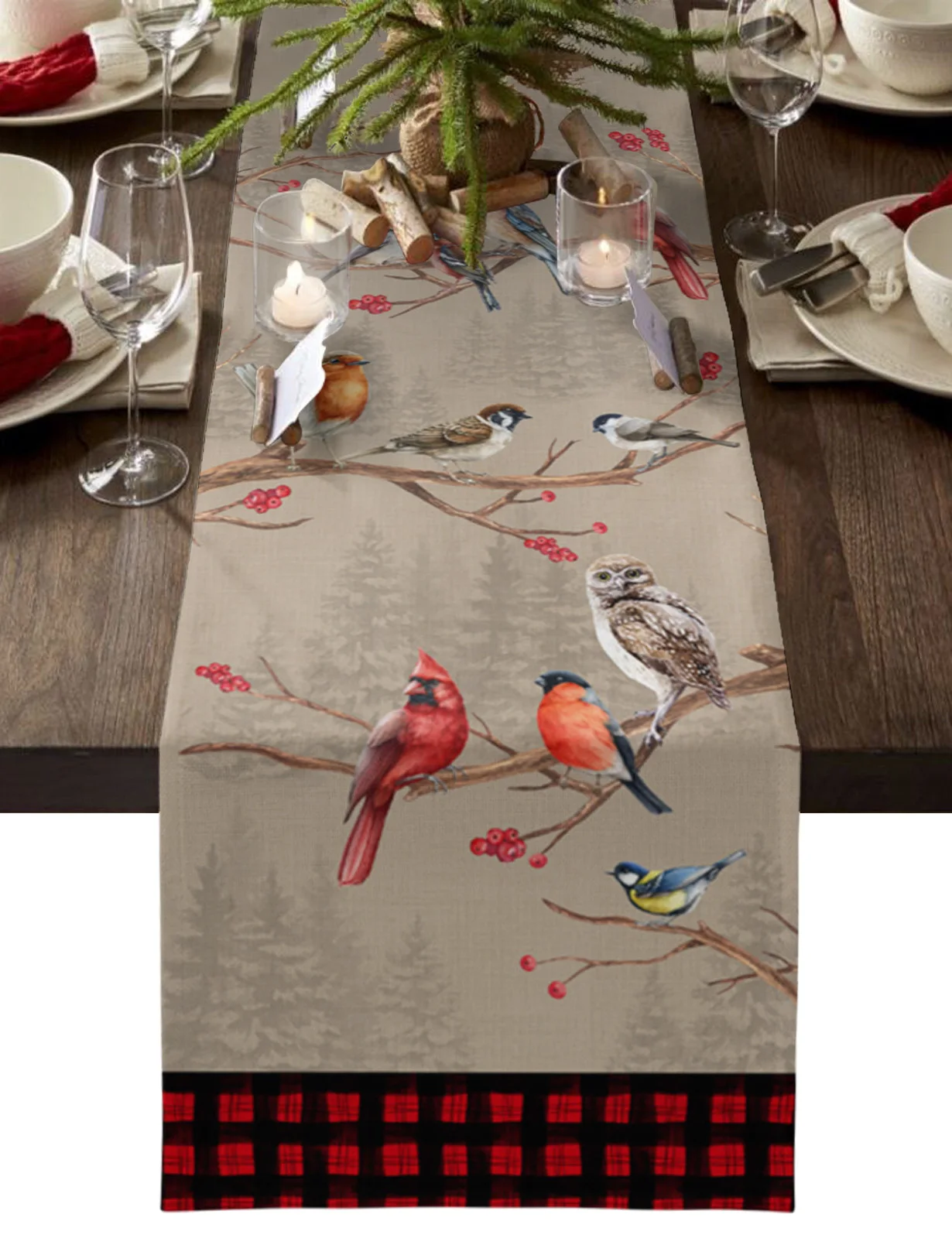 Рождественская ветка Robin настольная дорожка Свадебный декор настольная дорожка Рождественский домашний обеденный стол Декоративная скатерть
Рождественская ветка Robin настольная дорожка Свадебный декор настольная дорожка Рождественский домашний обеденный стол Декоративная скатерть