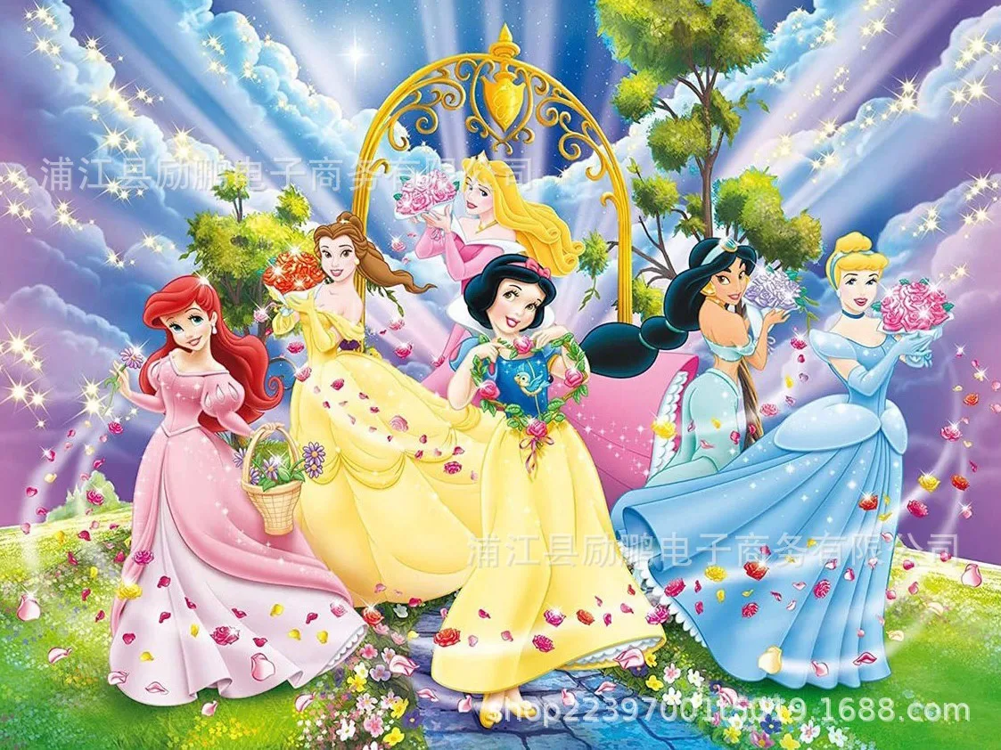 

5D Stickup Drill Embroider Cartoon Anime Princess DIY 30*40cm Handmade Material Packs Diamond Painting Decorative Paintings