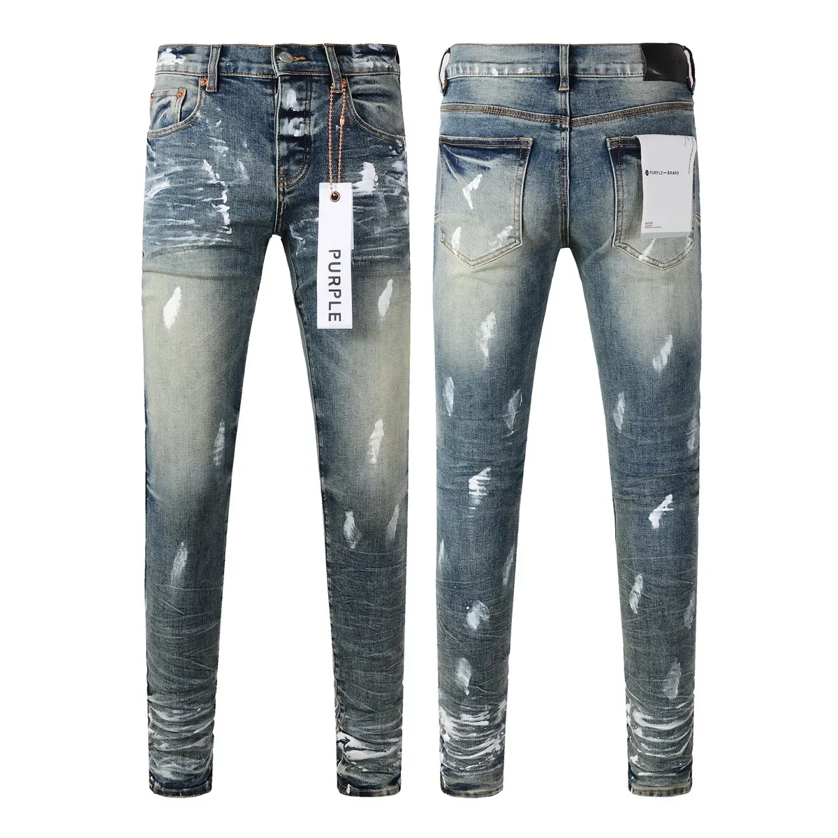 

Высококачественные фиолетовые брендовые джинсы, модные высококачественные обтягивающие джинсы с низкой посадкой, брюки размеров 28-40