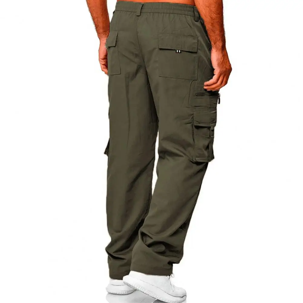Men Casual Trousers Men's Elastic Waist Cargo Trousers with Multiple Pockets Breathable Fabric Plus Size Fit for Daily Wear
Men Casual Trousers Men's Elastic Waist Cargo Trousers with Multiple Pockets Breathable Fabric Plus Size Fit for Daily Wear