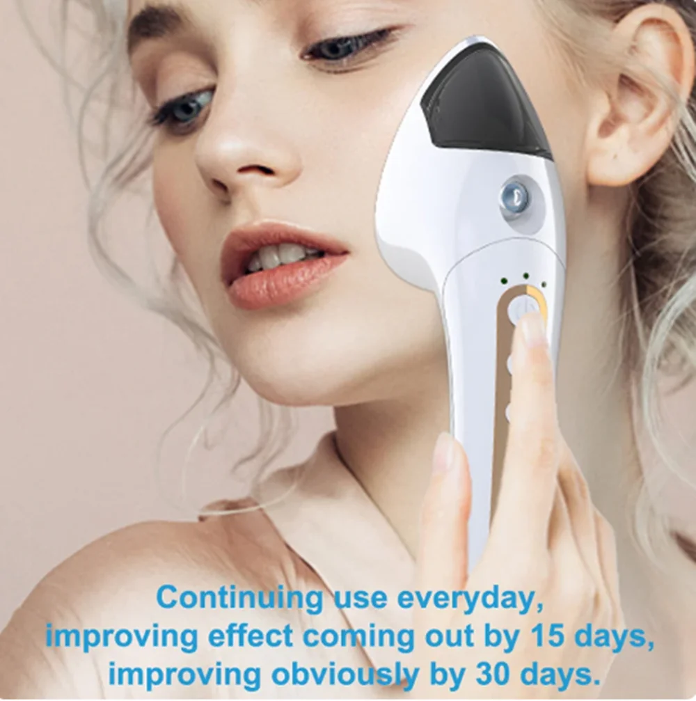 

Ультразвуковой косметический аппарат, Домашний Массажер для лица, подтягивающий омоложение кожи, глянцевый массажер для лица и шеи