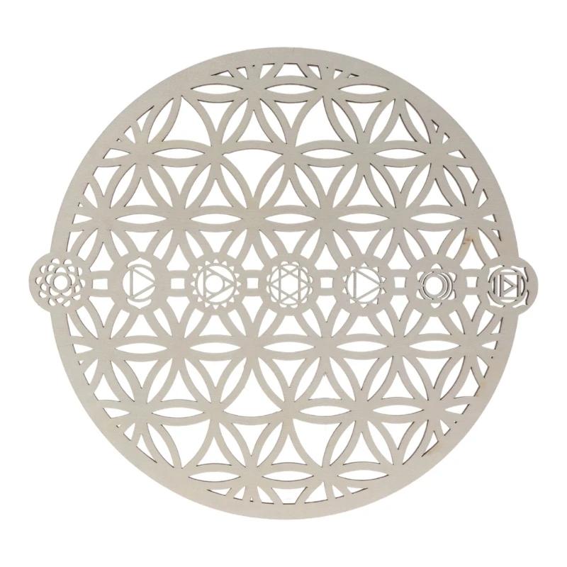 Flower of Life Chakras Wooden Wall Decor Decorative Sculpture for Home Ornament DXAF
Flower of Life Chakras Wooden Wall Decor Decorative Sculpture for Home Ornament DXAF