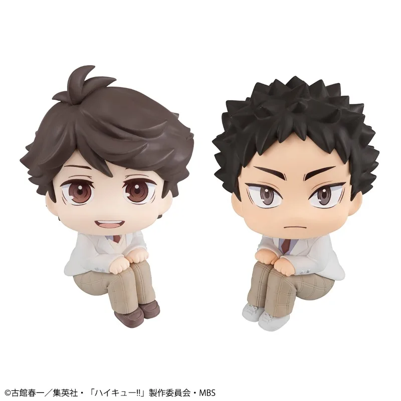 

In Stock Original Genuine MegaHouse Look Up Oikawa Tooru Iwaizumi Hajime Q Version Model Animation Character Action Toy