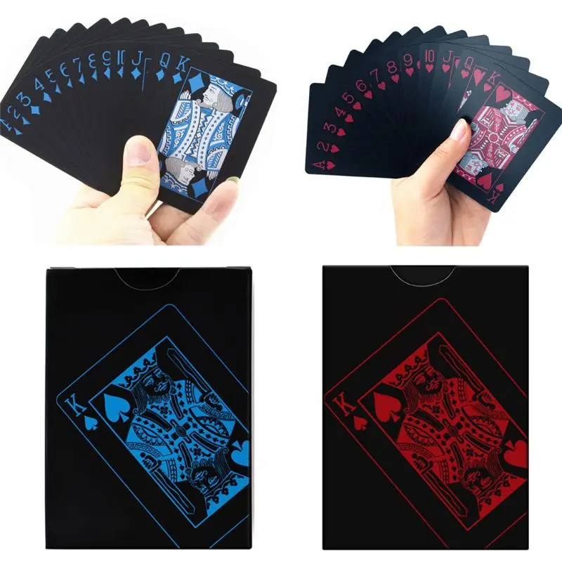 

PVC Plastic Playing Cards Waterproof Texas Hold'em Poker Cards Narrow Brand PVC Pokers Board Games